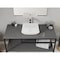 Anzzi Solstice Square Glass Vessel Bathroom Sink with White Finish LS-AZ912 - alternate 7